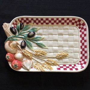 Fitz & Floyd Summer Harvest serving plate